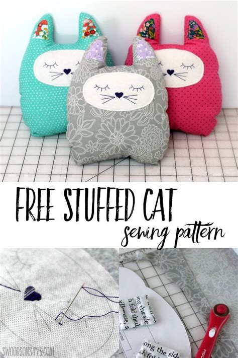 Printable Free Cat Sewing Pattern